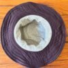 Brown hemp hat inisde